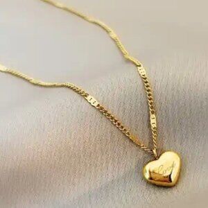 Gold Heart Necklace